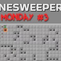 A screenshot of the computer game Minesweeper with the text 