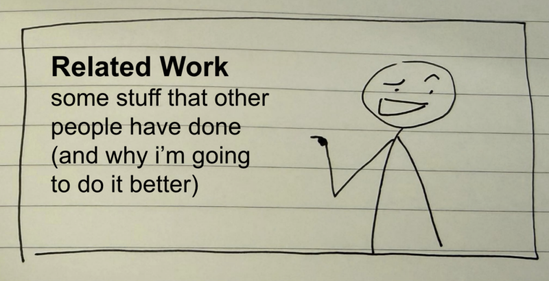 Related Work: some stuff that other people have done (and why i'm going to do it better)