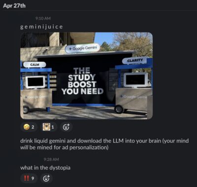 pop-up gooth titled "THE STUDY BOOST YOU NEED"