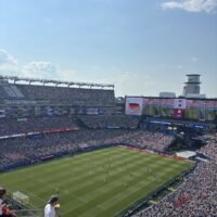 Gillette Stadium is HUGEEEEEE!!! It would be so cold in the winter. [This would be&hellip;