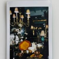 polaroid of a vintage store