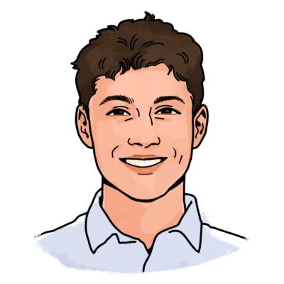 Illustration of Nicholas R. '29