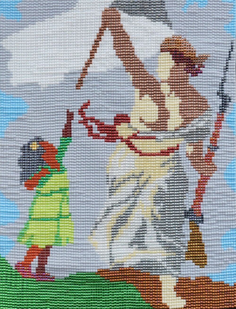 liberty beaded art
