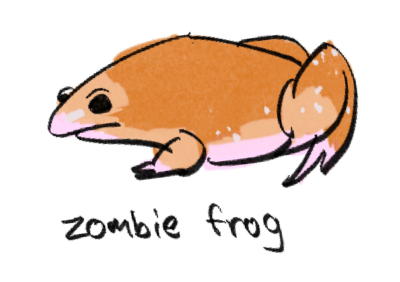 zombie frog