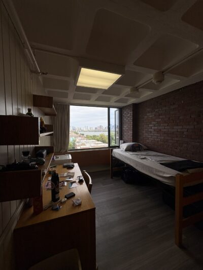photograph of dorm room