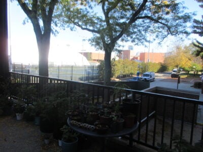 the outside of burton conner
