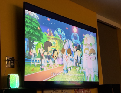 a wedding is taking place in tetazoo tomodachi life 
