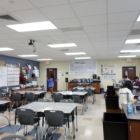 a highschool classroom